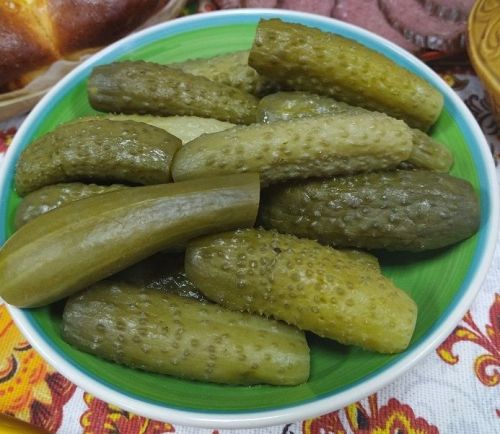 Горчица белән кыяр тозлау ысулы
