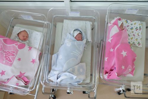 Лениногорск бала тудыру йортында малайлар һәм кызлар бертигез туган