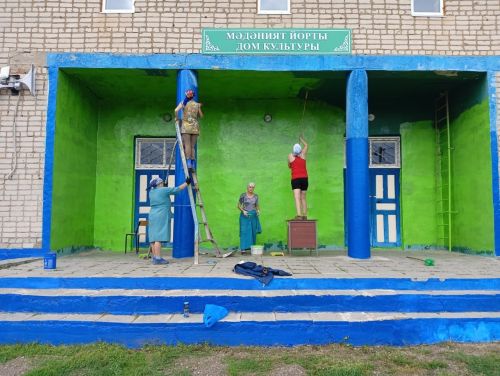 Керкәле клубының фасады яңарды