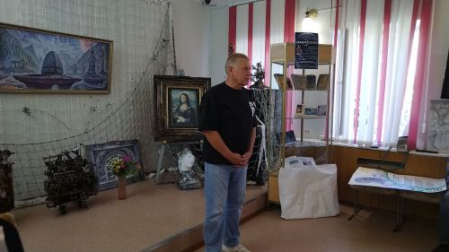 Лениногорскиның Туган якны өйрәнү музеенда рәссам-фантаст Евгений Завитневичның күргәзмәсе ачылды (+фотолар)