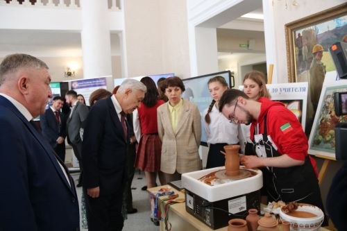Лениногорскига эш визиты белән Татарстан Дәүләт Советы Рәисе Фәрит Мөхәммәтшин килде (+ фотолар)