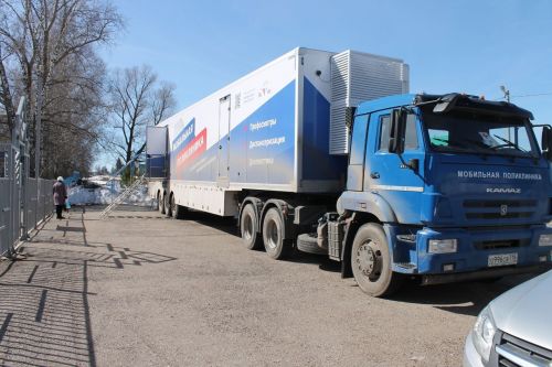 Лениногорск районында эшләгән «Мобиль поликлиника»га 2 меңнән артык кеше килгән