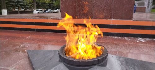 Лениногорскида Җиңүнең 79 еллыгы уңаеннан узган автойөрештә махсус хәрби операция хәрбиләре дә катнашты (+фотолар)