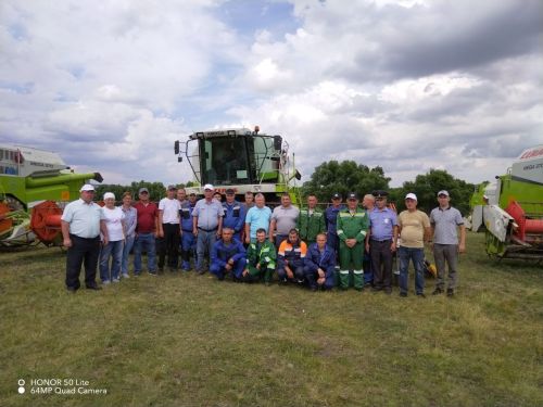 Лениногорск районында комбайннар парады узды (+фотолар)
