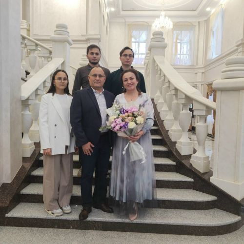 Лениногорск ЗАГС бүлегендә Мортазиннар гаиләсе көмеш туйларын билгеләп узды