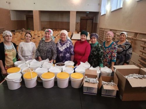Керкәле авылы апалары токмач җәеп  кисү һәм үлән чәе тутыру эшләрен тәмамлады
