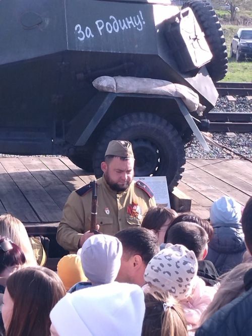 Лениногорскида “Җиңү паровозы”:  яшь буынга хәтер эстафетасы