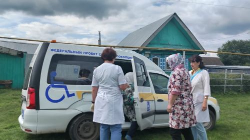 Лениногорск районында өлкән яшьтәгеләрне диспансеризациягә алып баралар