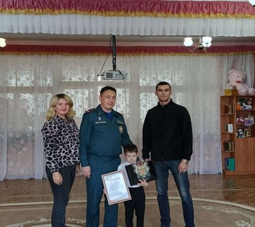 Лениногорск янгын күзәтчелеге эшчәнлеге һәм профилактика бүлеге балалар арасында рәсем конкурсына нәтиҗә ясады