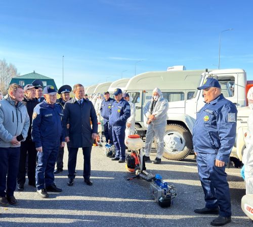 Лениногорск районы ветеринария берләшмәсе белгечләре команда-штаб өйрәнүләрендә катнаштылар
