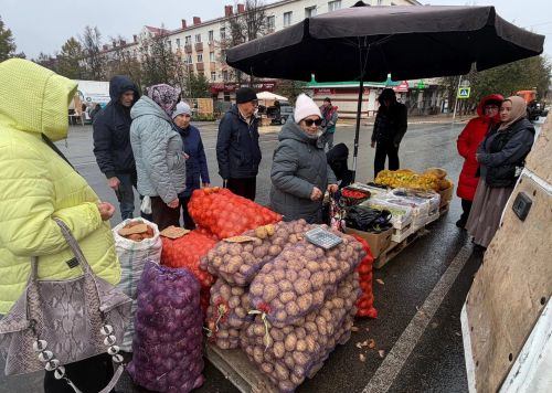 Лениногорскида узган авыл хуҗалыгы ярминкәсендә ит, бәрәңге теләп алдылар