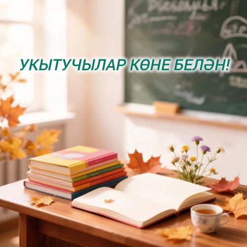 Якташыбыз Таһир Шәмсуаровтан Укытучылар көненә күчтәнәч