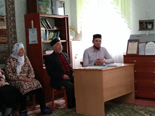 Урдалы авылы мәчетендә вәгазь дәресе узды