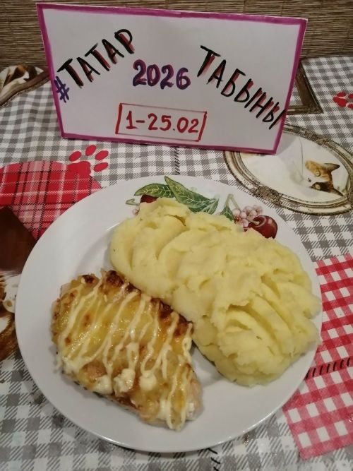 Якташыбыз Зөлфирә Мортазинадан тавык ите һәм ананастан әзерләнгән ризык