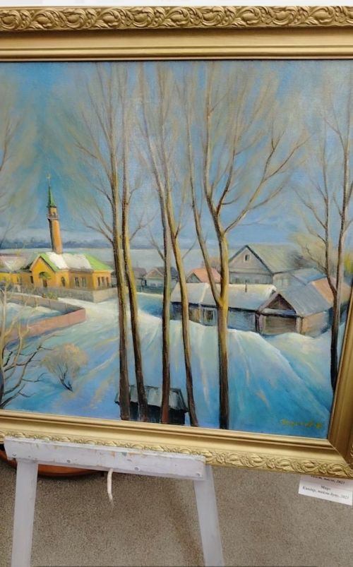 Лениногорскиның  Г.Тукай исемендәге үзәк китапханәсендә «Минем тыныч илем» күргәзмәсе ачылды (+бик күп фотолар)