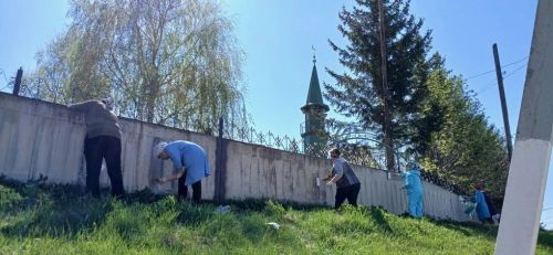 Иске Шөгер авылында буяу-матурайту эшләре башкарылды