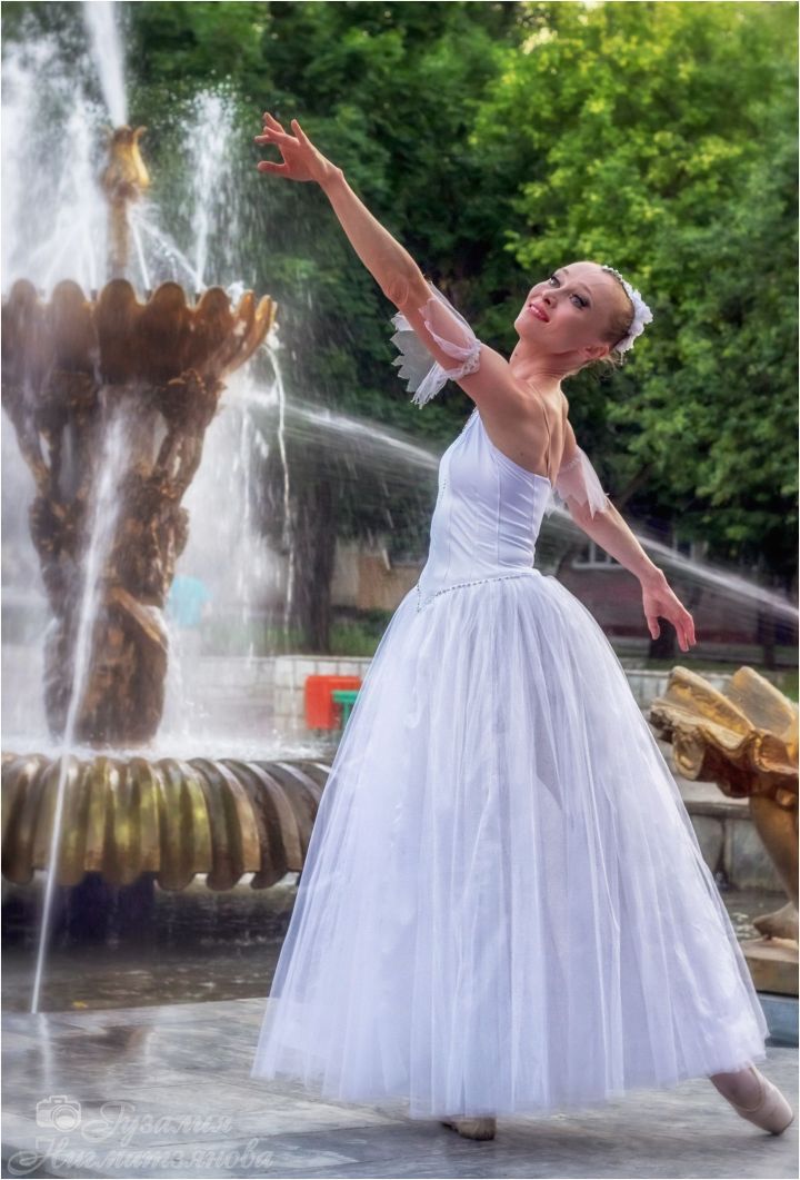 Лениногорск фонтанындагы балеринага җан кергән (ФОТОЛАР)