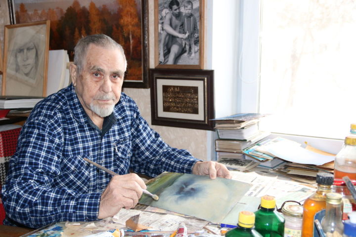 Мансур Закиров картиналарында –  газиз туган як һәм төньяк табигате