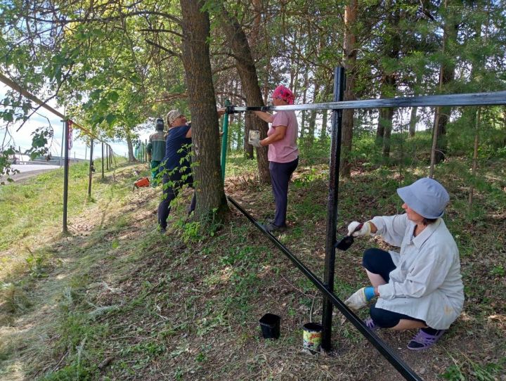 Сугышлы авыл җирлегендә җәй ае дәвамында эшләр тынып тормады (+ фотолар)