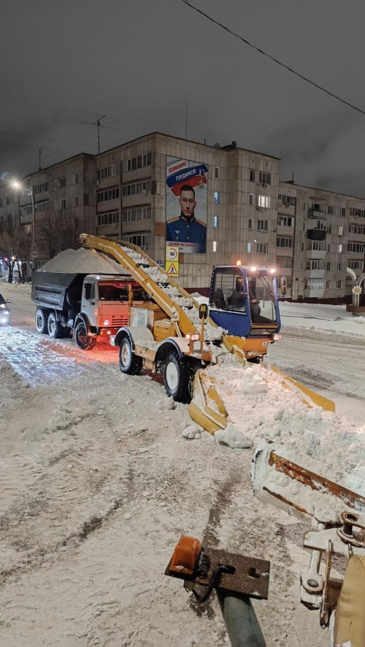 Лениногорскида йөк машиналары бер төндә 136 рейс кар чыгарган