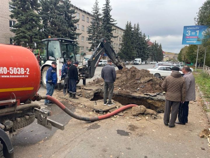 Лениногорскида җылылык челтәрендә авария килеп чыкты