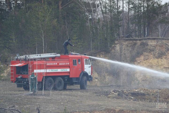 Татарстанда урманнарда янгын куркынычы югары булу сәбәпле шторм кисәтүе игълан ителде