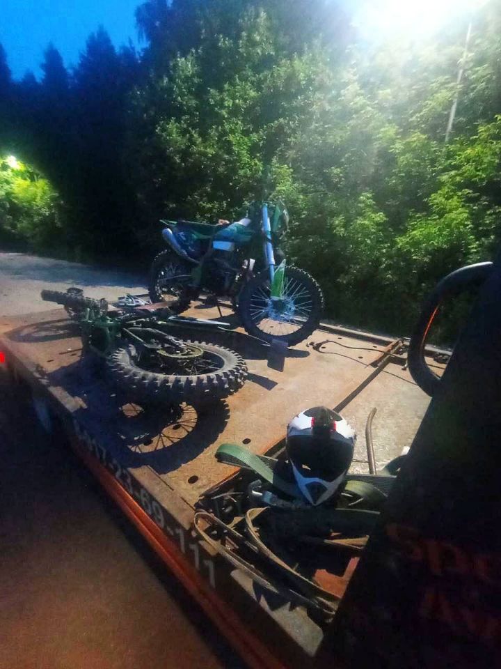 Лениногорскида питбайкларда ике яшүсмер юл-транспорт һәлакәтендә зыян күрде