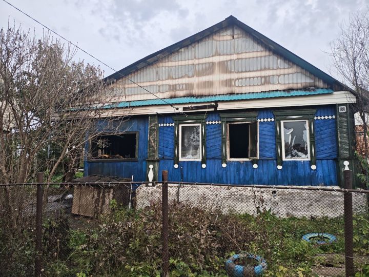 Лениногорскида шәхси йортта янгын чыкты