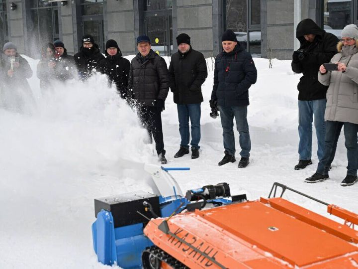 Казан ишегалларында кар җыю өчен җир өсте дроннарын җибәрәчәкләр
