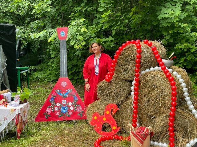 «Балтай» бәйрәмендә Лениногорскиның Туган якны өйрәнү музее үзенчәлекле фотозона ясады